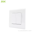 2Gang2Way Light Switch 16A 250V CE электрический выключатель